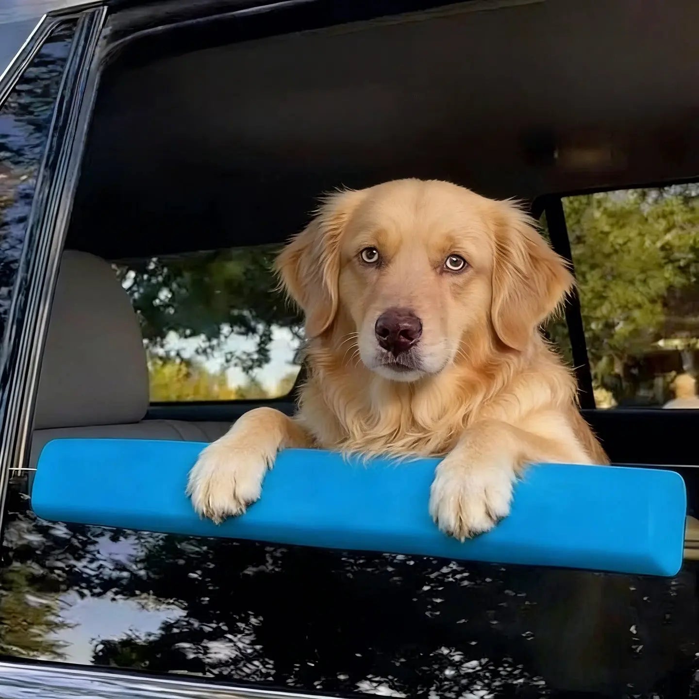Universal Dog Car Window Chin Rest Cushion - Soft Foam Head Support for Medium & Large Dogs, Safe and Comfortable Travel Accessory
