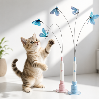 Spinning Butterfly Cat Toy