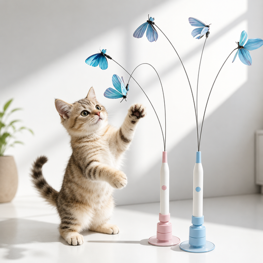 Spinning Butterfly Cat Toy